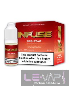 RED STAR E LIQUID BY VAPE INFUSE