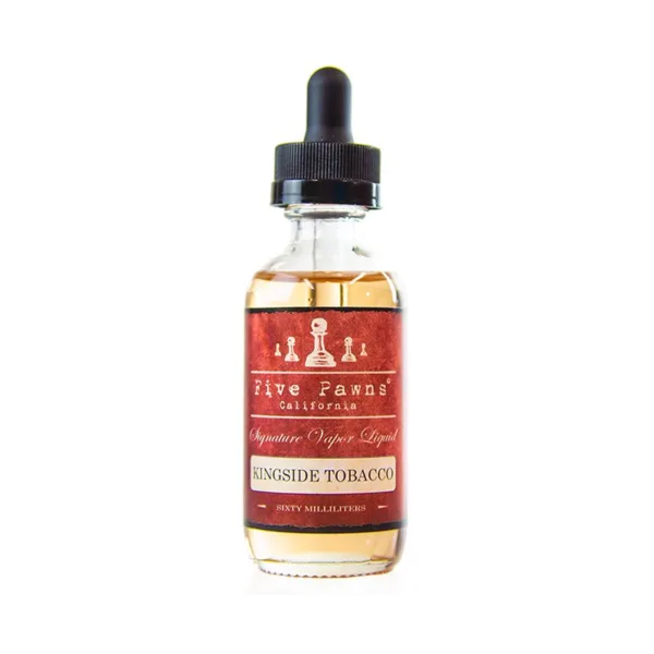 Kingside Tobacco e Liquid By Five Pawns-0mg Nic 50ml Bottle-0 Kingside Tobacco e Liquid By Five Pawns-0mg Nic 50ml Bottle-0